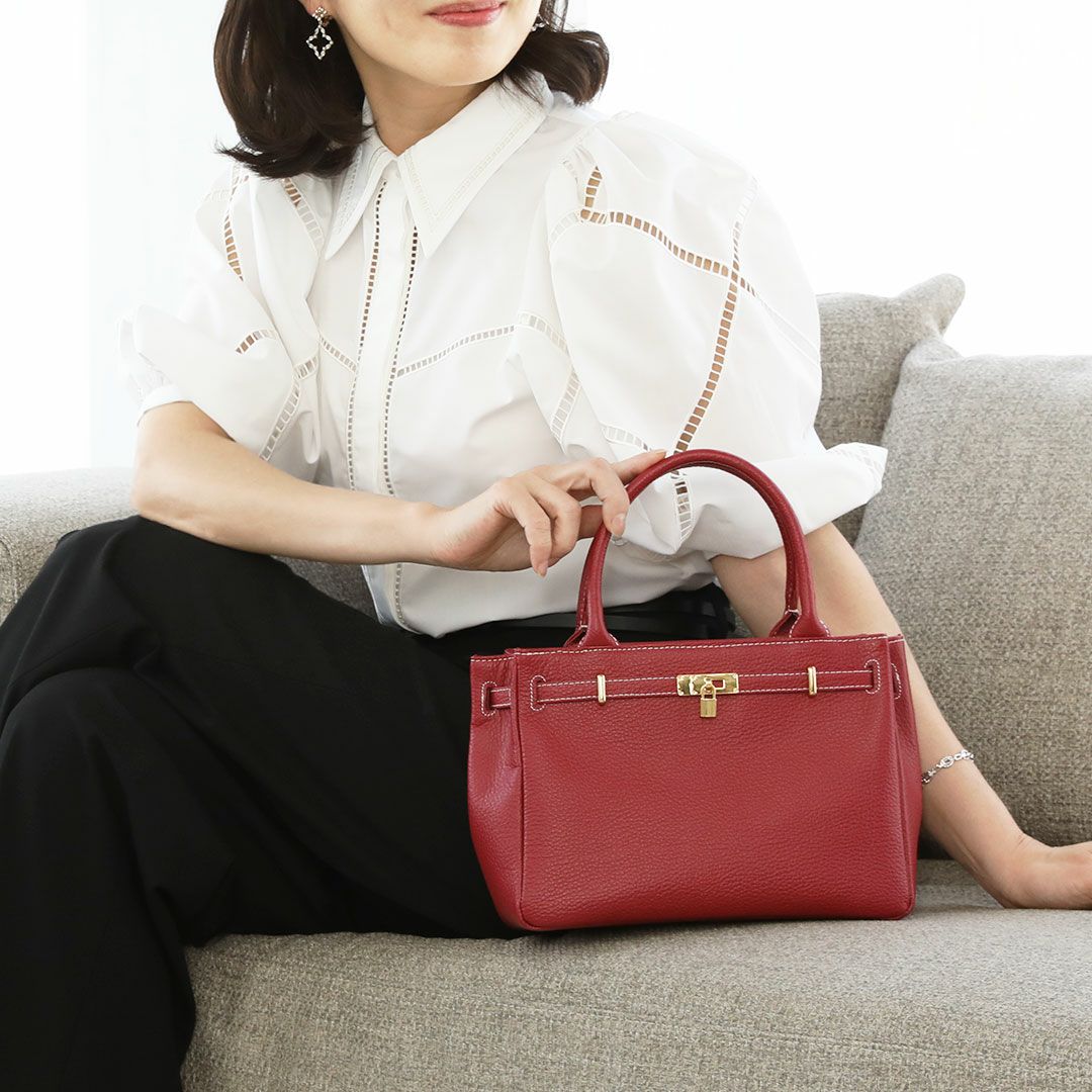 【傳濱野】ときめく機能美×装いに馴染むエレガントサイズ黄金比2wayショルダーバッグMietia Belle（ミーティア ベル）