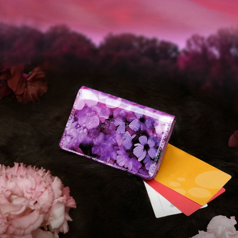 ✤ 紫系チューリップ刺繍レースのマルチケース ✤ SA015 ハンドメイド a2b598f3f718de04944e0a4c9fe99f